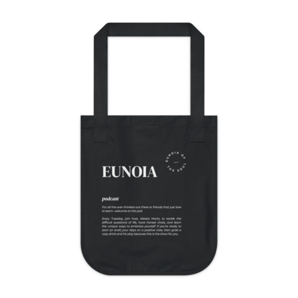 Eunoia Podcast - Organic Canvas Eco Friendly Tote Bag - Image 5