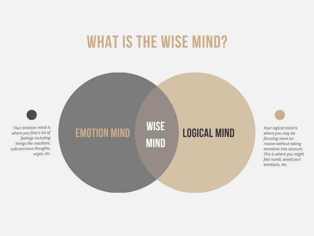 wise mind- managing uncomfortable emotions