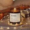 Eunoia Scented Soy Candle (Multi-Size, Amber Jar)