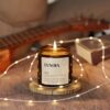 Eunoia Scented Soy Candle (Multi-Size, Amber Jar) - Image 7