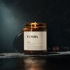 Eunoia Scented Soy Candle (Multi-Size, Amber Jar) - Image 4