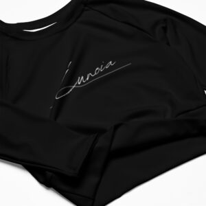 Eunoia Recycled long-sleeve crop top
